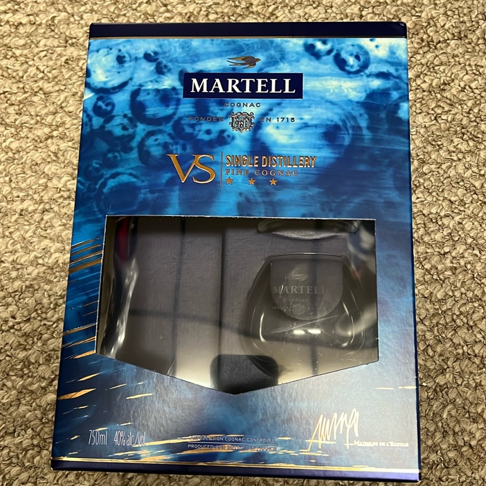 New Martell Gift Set Box